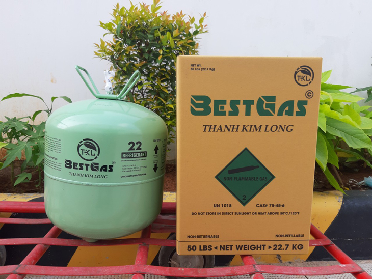 gas đầu tiên được sử dụng trên máy lạnh